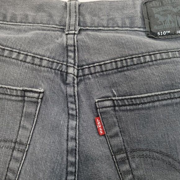 Vintage Levi's Black/Grey Jeans 510 Skinny - Picture 6 of 10